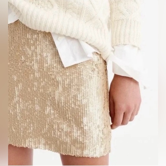 NWT J Crew sequin mini skirt - Picture 8 of 8